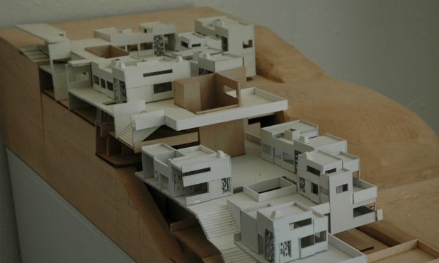 Daphne Binder's model of sustainable housing on the Dead Sea uses new technology in water treatment.